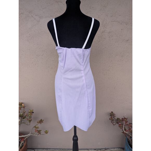 💜Handmade Fairy Pixie Dress – Lavender with Floral Tulle – 36B Base - Picture 8 of 10